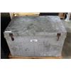 Image 1 : METAL TRUNK WITH CAMPING GEAR