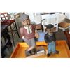 Image 1 : TWO WOOD FIGURES