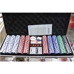 CASED POKER SET