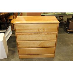 MAPLE FOUR DRAWER DRESSER