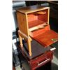 Image 2 : VINTAGE WALNUT INLAID SMOKER STAND