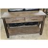 Image 2 : NEW SEARS HOME 2 DRAWER MODERN CONSOLE TABLE