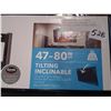Image 2 : NEW OVERSTOCK INSIGNIA 47 TO 80 INCH TILTING TV WALL MOUNT