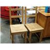 Image 2 : PAIR OF RATTAN CHAIRS