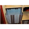 Image 3 : IKEA CUBICLE SHELF WITH FABRIC BASKETS