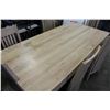 Image 2 : MONARCH DINING TABLE AND FIVE LEATHER SEAT DINING CHAIRS