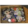 Image 1 : TRAY OF COLLECTIBLE BUTTON PINS