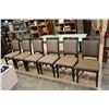 Image 1 : SIX DINING CHAIRS