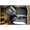 Image 1 : BOX OF PORTABLE DVD PLAYER TOSHIBA LAPTOP AND OTHER ELECTRONCIS