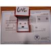 Image 1 : 10KT YELLOW GOLD DIAMOND CLUSTER EARRINGS WITH APPRAISEL $1200.00