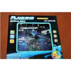 BRAND NEW FLASHING CRYSTAL BALL DRONE HEAT SENSORED