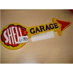 SHELL GARAGE METAL SIGN