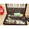 Image 1 : CUTLERY CANTEEN WITH STAINLESS AND STERLING CUTLERY