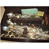 Image 2 : CUTLERY CANTEEN WITH STAINLESS AND STERLING CUTLERY