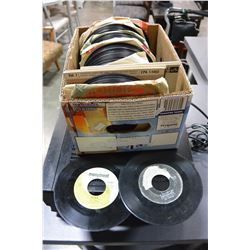 BOX OF 45 RECORDS