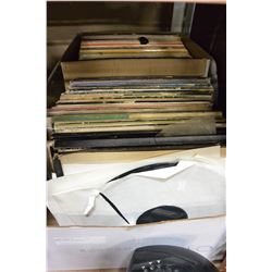 TWO BOXES OF RECORDS