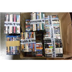 BOX OF DVDS