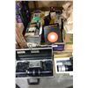 Image 1 : BOX OF VINTAGE CAMERA SUPPLIES AND ACCESSORIES
