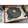 Image 2 : BOX OF RECORDS AND RECORD PLAYER