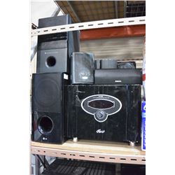 LOT OF VARIOUS SUBS AND SPEAKERS