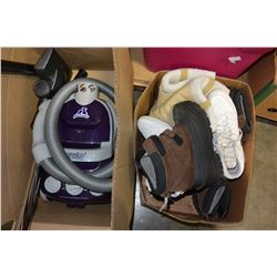 PET LOVER VACUUM AND BOX OF BOOTS