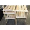 Image 2 : 3 WOODEN IKEA SHELVES