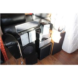 LOT OF SPEAKERS AND SUBS