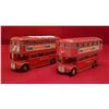 Image 1 : TWO VINTAGE DINKY TOYS ESSO DOUBLE DECKER BUSES