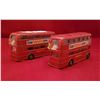 Image 2 : TWO VINTAGE DINKY TOYS ESSO DOUBLE DECKER BUSES