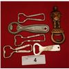Image 1 : SIX VINTAGE BEER BOTTLE OPENERS