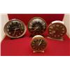 Image 1 : FOUR VINTAGE WIND UP ALARM CLOCKS