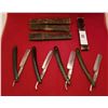 Image 1 : FOUR ANTIQUE STRAIGHT RAZORS IN CASES
