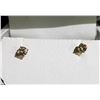 Image 2 : 14KT GOLD DIAMOND 0.32CT EARRINGS