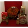 Image 1 : VINTAGE TIN LOT & UNUSED COFFEE BAGS