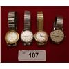 Image 1 : FOUR VINTAGE WRIST WATCHES
