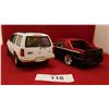 Image 3 : FORD EXPEDITION & CHEVY AVALACHE DIE CAST TRUCKS
