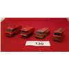 Image 1 : FOUR VINTAGE LESNEY DIE CAST FIRETRUCKS