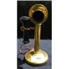 Image 1 : ANTIQUE BRASS WESTERN ELECTRIC CANDLESTICK PHONE