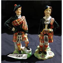 PAIR RADNOR "STEWART ROYAL" SCOTTISH FIGURINES