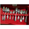 Image 2 : APPROX 59PC SET COMMUNITY SILVERPLATE FLATWARE SET IN CANTEEN