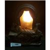 Image 2 : ART DECO FIGURAL METAL LAMP