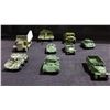 Image 2 : LOT OF 9 VINTAGE LESNEY & DINKY DIE CAST ARMY VEHICLES