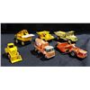 Image 2 : LOT OF 6 VINTAGE LESNEY & DINKY DIE CAST CONSTRUCTION VEHICLES