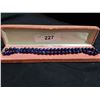 Image 1 : LAPIZ LAZULI NECKLACE W/STERLING SILVER CLASP