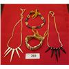 Image 1 : LOT OF 4 NATIVE BEAD NECKLACES & BRACELET