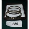 Image 1 : LOT OF 3 STERLING SILVER BANGLES