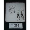 Image 1 : TWO PAIRS STERLING SILVER EARRINGS