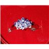 Image 2 : STERLING SILVER TANZANITE RING