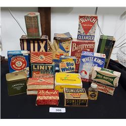 COLLECTION OF GENERAL STORE BOXES