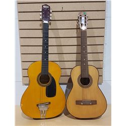 TWO SMALL GUITARS